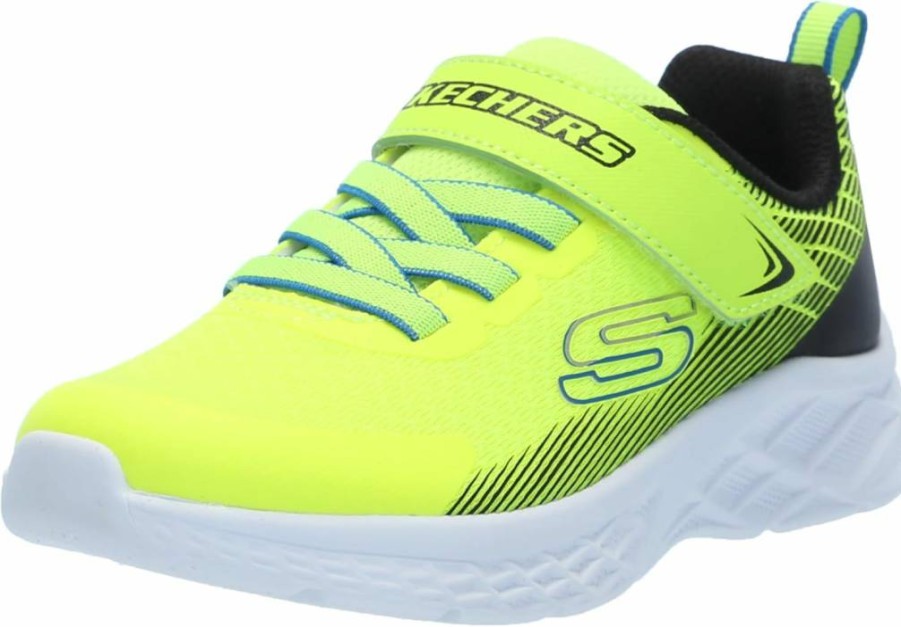 Skechers Unisex-Child Microspec II-Zovrix Lightweight Sneakers for Kids