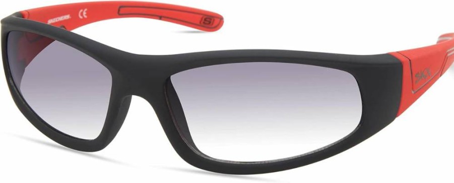Skechers Boys' Rectangular Sunglasses for Kids - UV Protection Stylish Sea9082 Design
