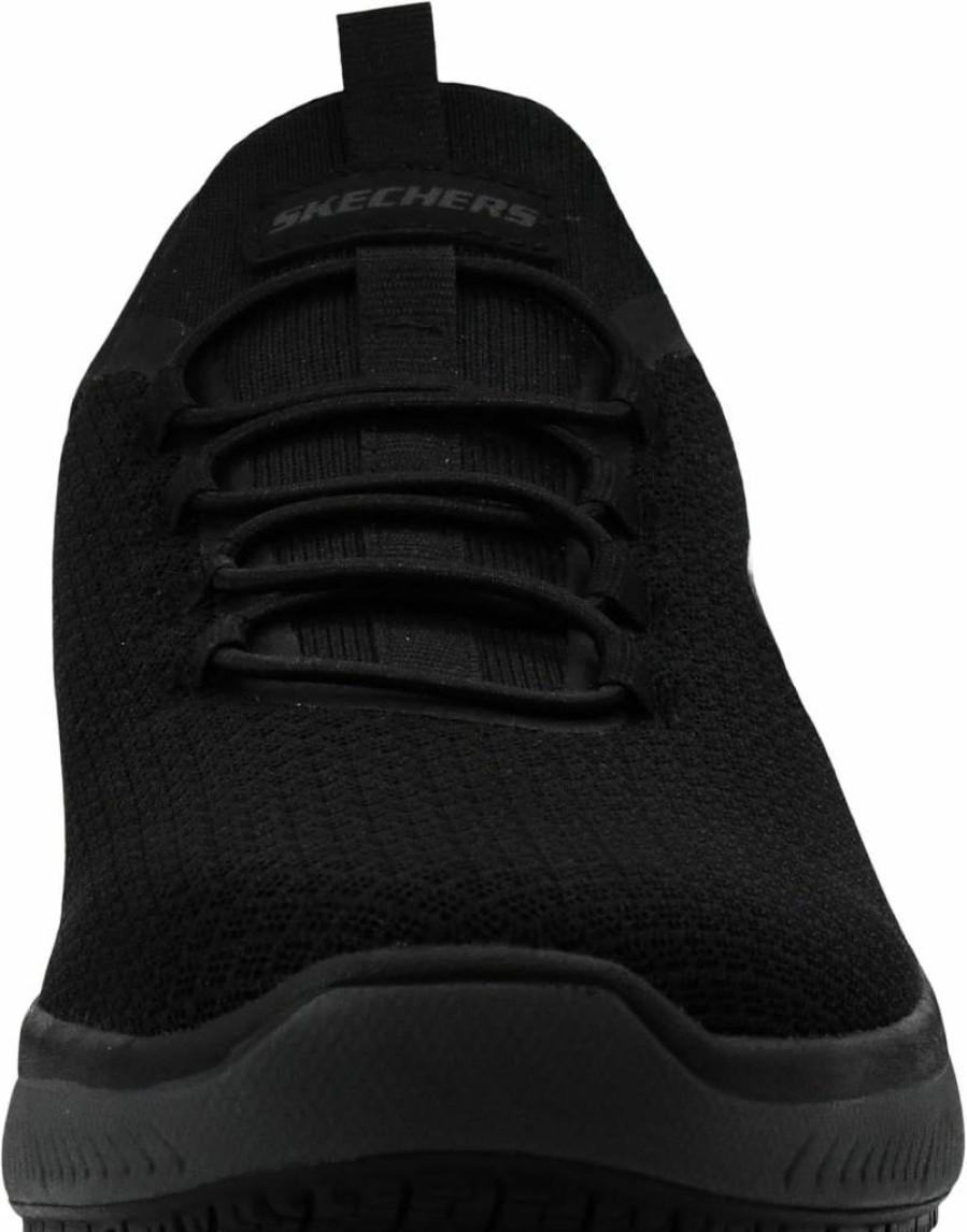 Skechers Men's Summits Colsin SR Slip-On Work Shoes - Hands-Free Slip-Ins for Comfort & Convenience