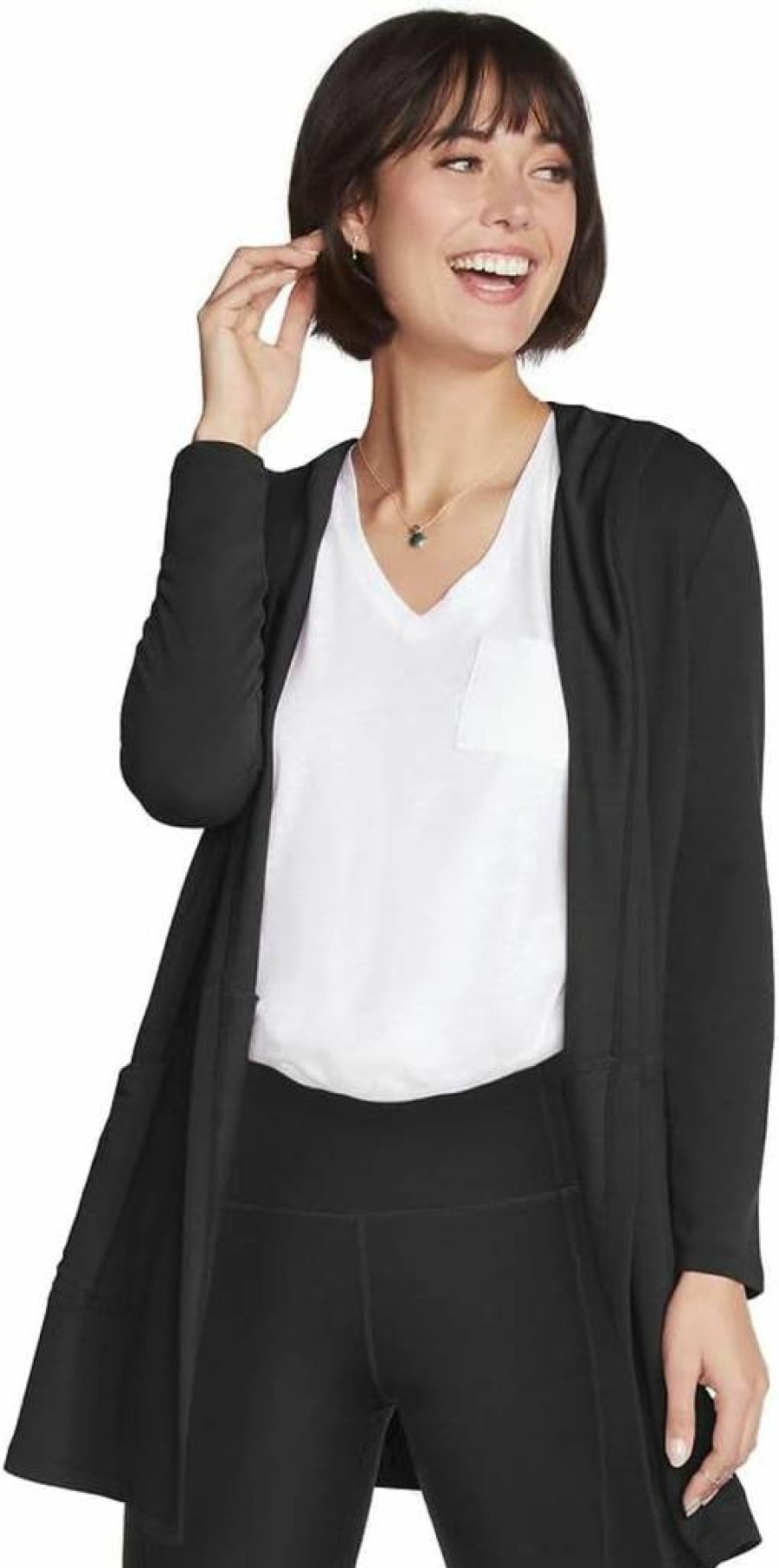 Skechers Women's Restful Hoodigan Cardigan - Cozy Hooded Sweater for Comfort & Style