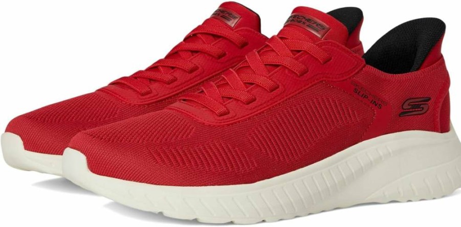 Skechers Men's Slip-On Squad Chaos Sneakers - Hands-Free Slip-Ins Comfort Walking Shoes