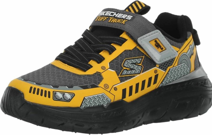 Skechers Boys' Skech Tracks Sneaker - Lightweight Comfortable Athletic Shoes for Kids