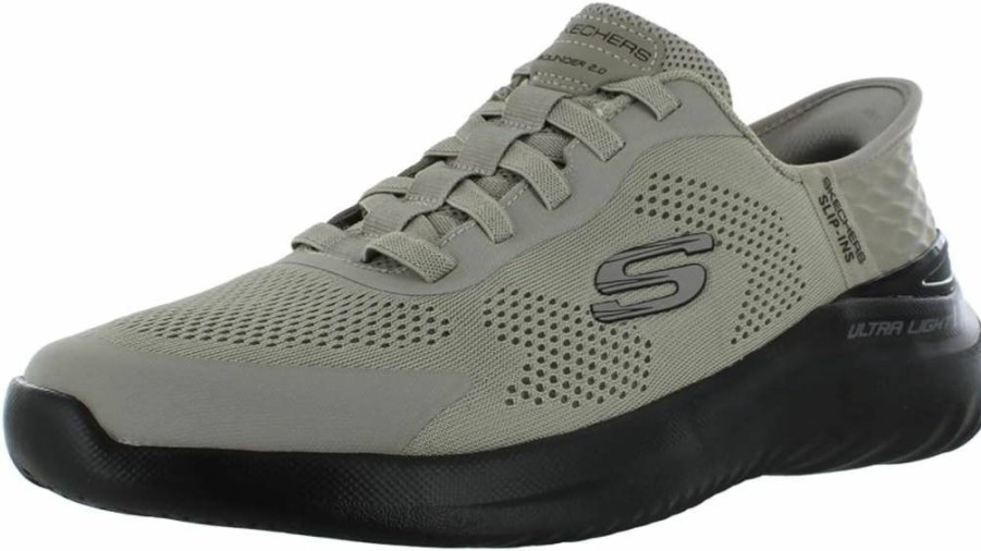 Skechers Men's Bounder 2.0 Slip-On Sneakers - Lightweight Comfort Walking Shoes for Men