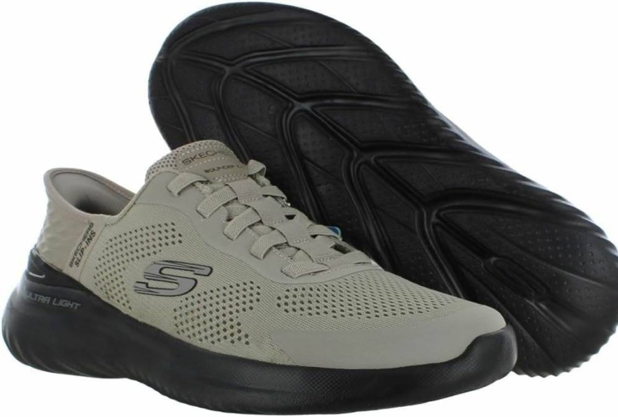 Skechers Men's Bounder 2.0 Slip-On Sneakers - Lightweight Comfort Walking Shoes for Men