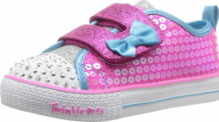 Skechers Kids' Mermaid Sneakers - Shuffle Lite-Mini Lightweight Shoes for Girls