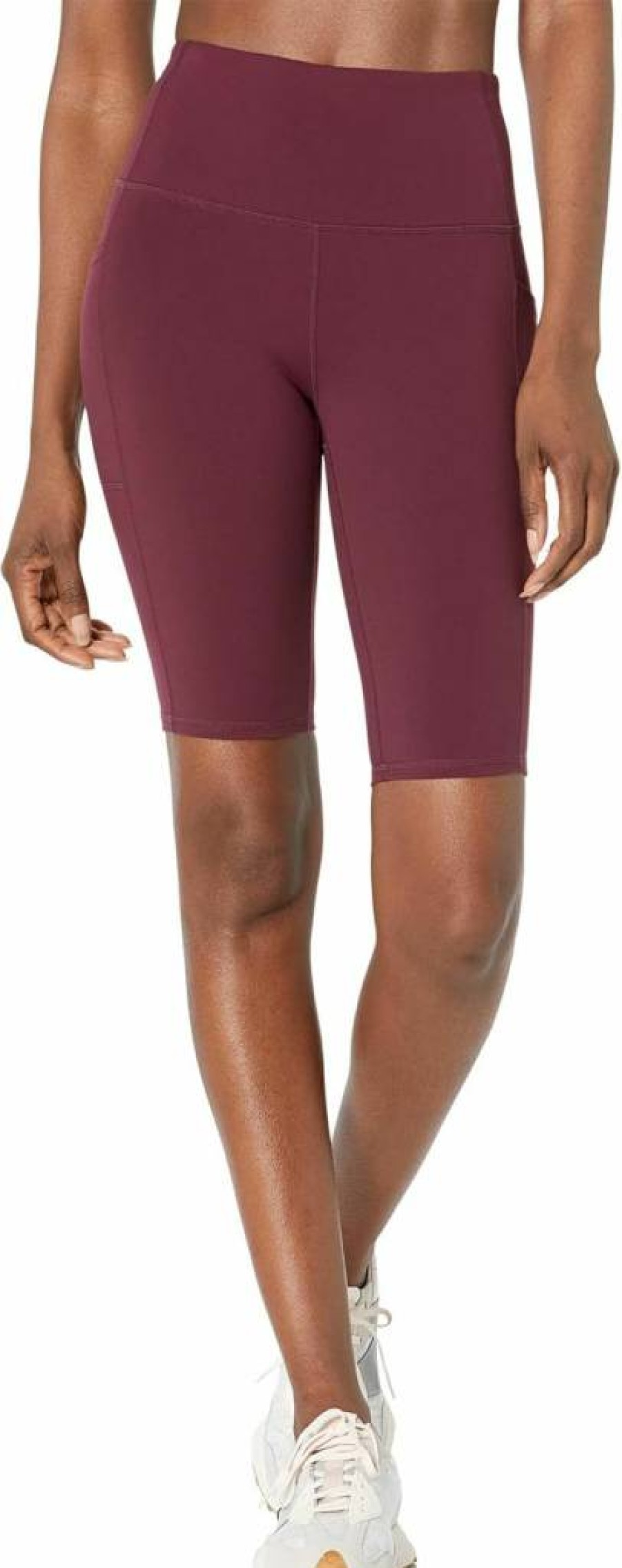 Skechers Women's Go Walk High Waisted 10-Inch Bike Shorts for Comfort & Active Wear