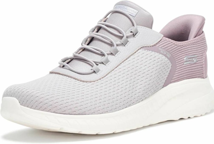 Skechers Women's Slip-On Sneakers - Hands-Free Slip-Ins Bobs Squad Chaos Comfortable Walking Shoes