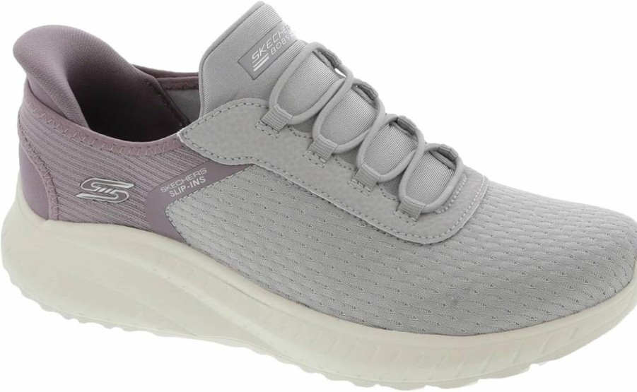 Skechers Women's Slip-On Sneakers - Hands-Free Slip-Ins Bobs Squad Chaos Comfortable Walking Shoes