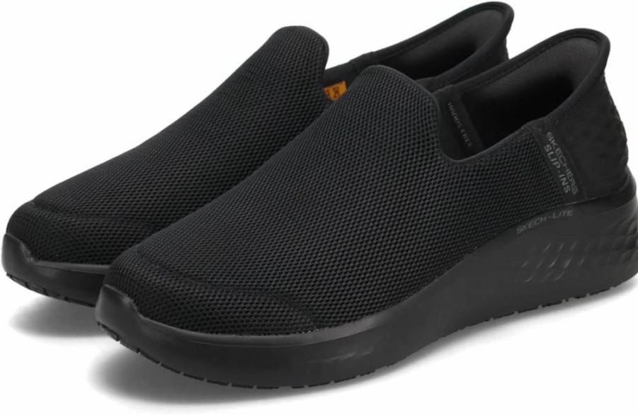 Skechers Women's Slip-On Work Shoes for Healthcare Professionals - Lightweight Skech-Lite Pro Resistant Floom Design
