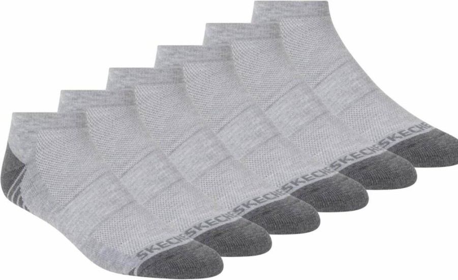 Skechers Men's 6-Pack Low Cut Casual Comfort Socks for Everyday Wear