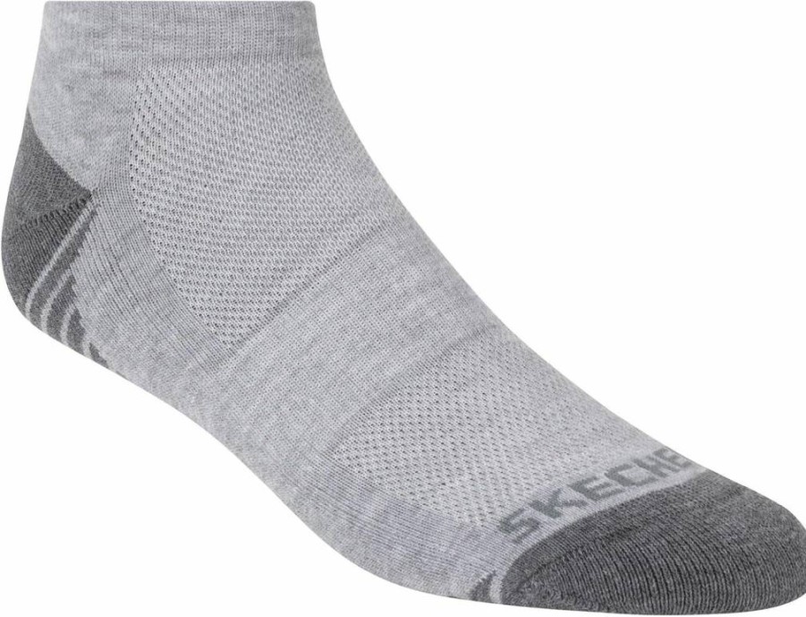 Skechers Men's 6-Pack Low Cut Casual Comfort Socks for Everyday Wear