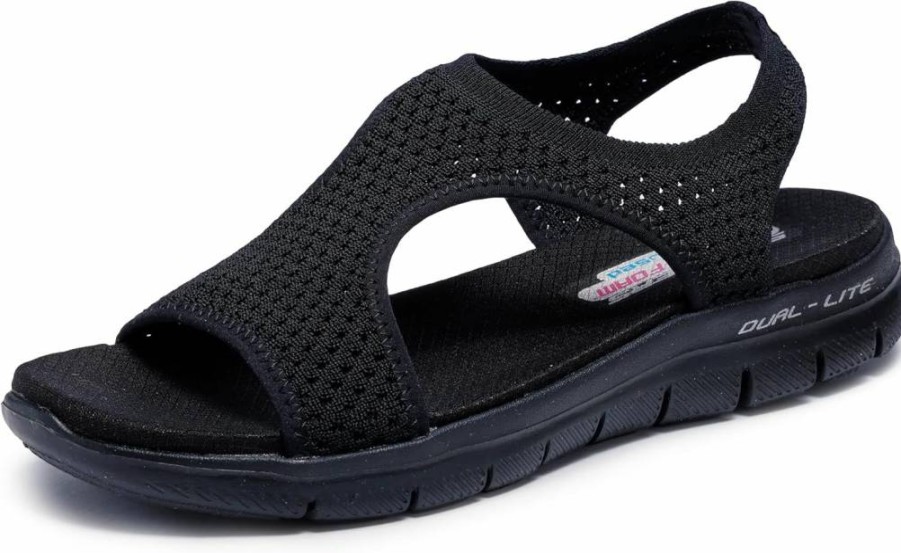 Skechers Women's Deja Vu Flex Appeal 2.0 Comfortable Casual Sandals for Walking