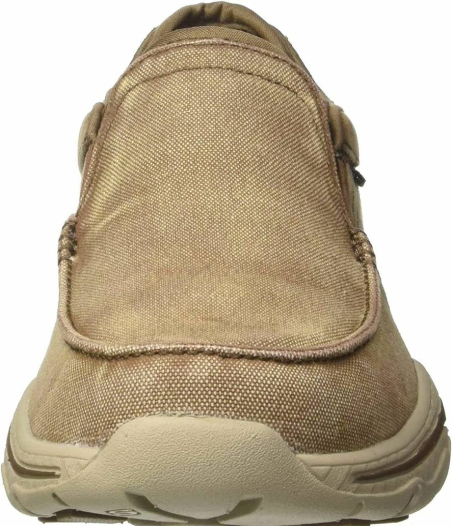 Skechers Men's Relaxed Fit Creston Moc Toe Sneakers - Comfortable Slip-On Shoes for Casual Wear