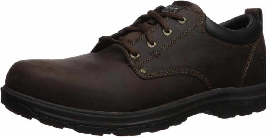Skechers Men's Segment Rilar Oxford - Comfortable Casual Slip-On Shoes for Men