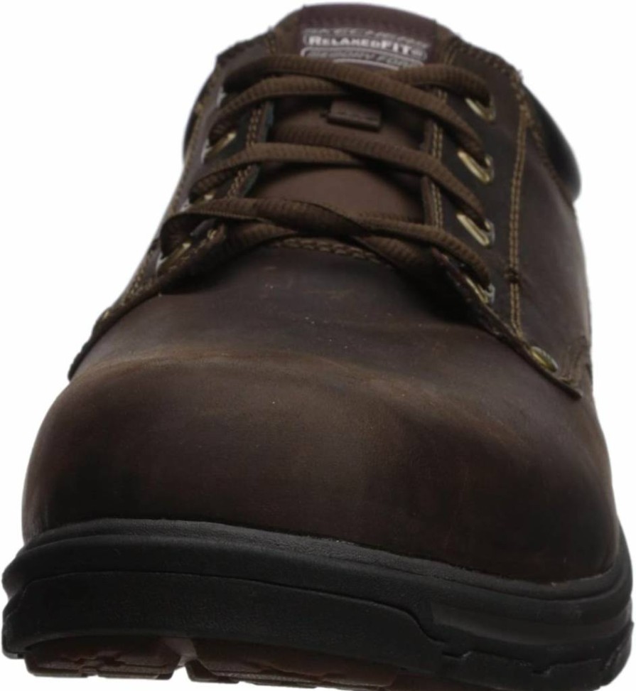 Skechers Men's Segment Rilar Oxford - Comfortable Casual Slip-On Shoes for Men