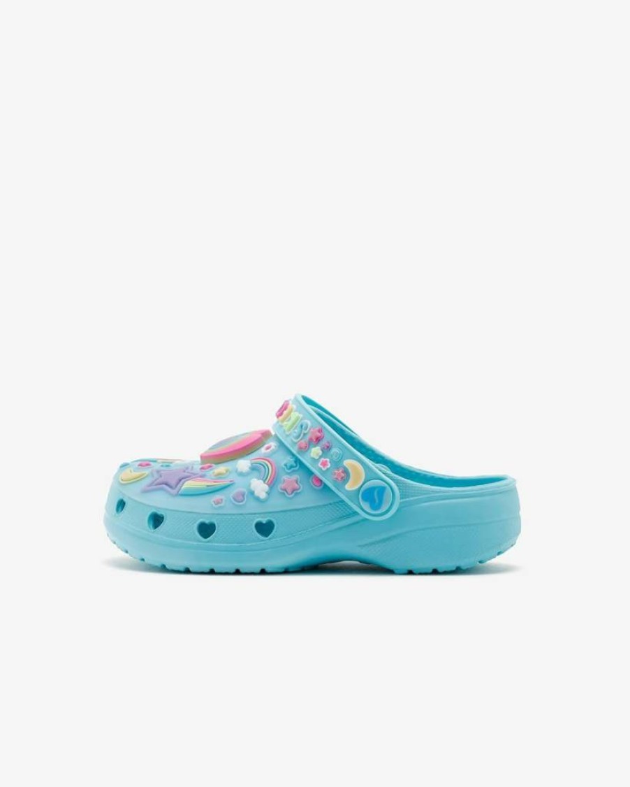 Skechers Girls' Heart Charmer Girly Land Clogs - Comfortable & Stylish Kids' Slip-On Shoes