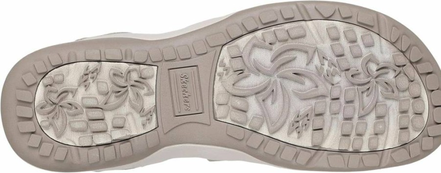 Skechers Women's Reggae Slim-Flex Hands-Free Slip-On Sandals - Comfortable Stretch Straps & Easy On/Off Design