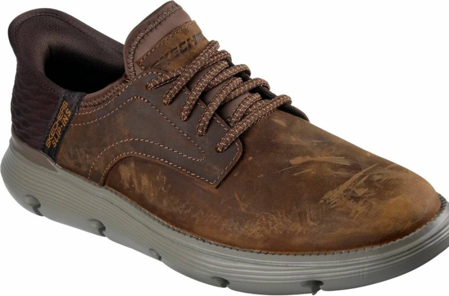 Skechers Men's Garvan Slip-On Sneakers – Lightweight Comfort Walking Shoes
