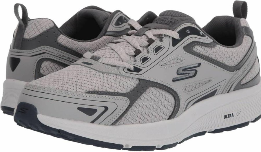 Skechers Men's Go Run Consistent - Lightweight Running Sneakers with Air-Cooled Foam for Workout & Walking