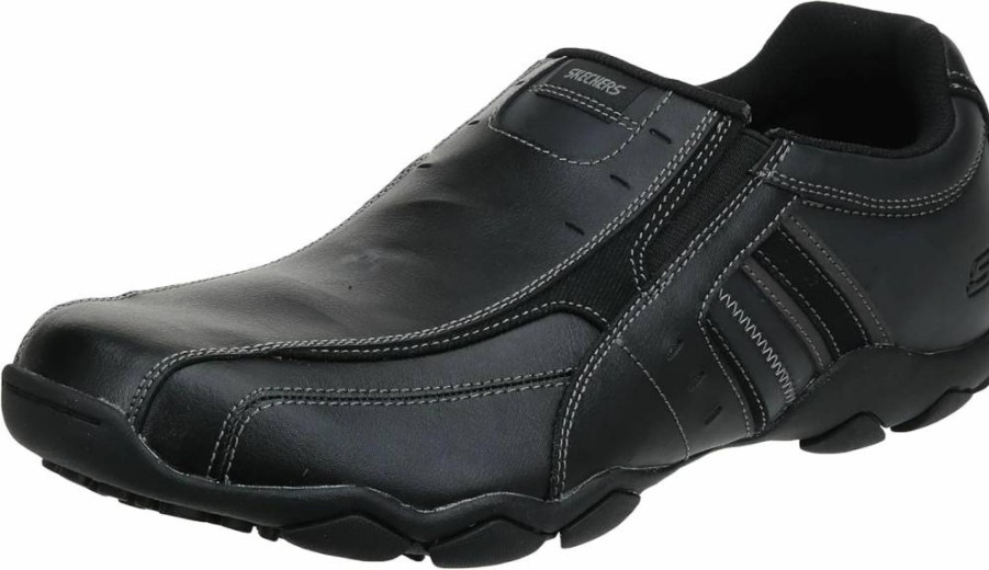 Skechers Men's Diameter Slip-On Loafers - Comfortable Casual Shoes for Everyday Wear