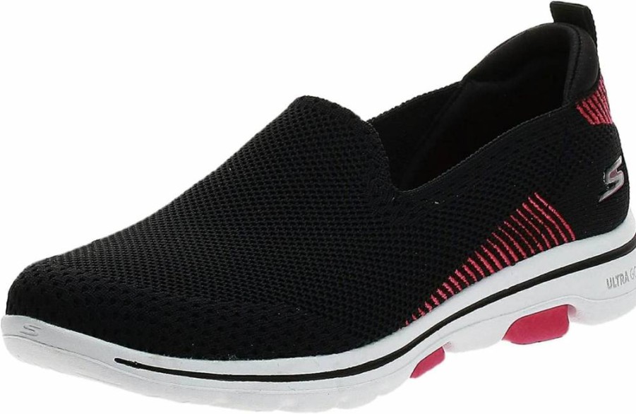 Skechers Women's Go Walk 5 Prized Sneaker - Lightweight Walking Shoes for Women with Comfortable Design