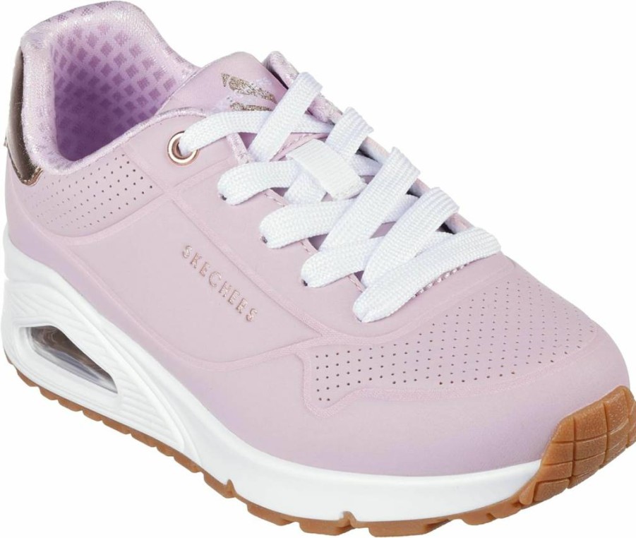 Skechers Kids' Uno Gen1 Shimmer Away Light-Up Sneakers for Boys and Girls