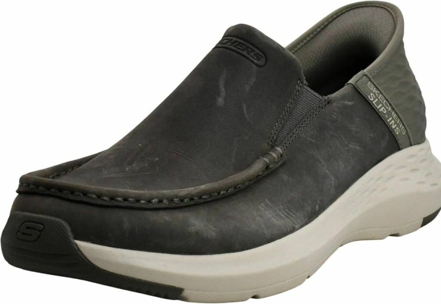 Skechers Men's Parson Oswin Slip-On Sneakers - Comfortable Casual Shoes for Everyday Wear