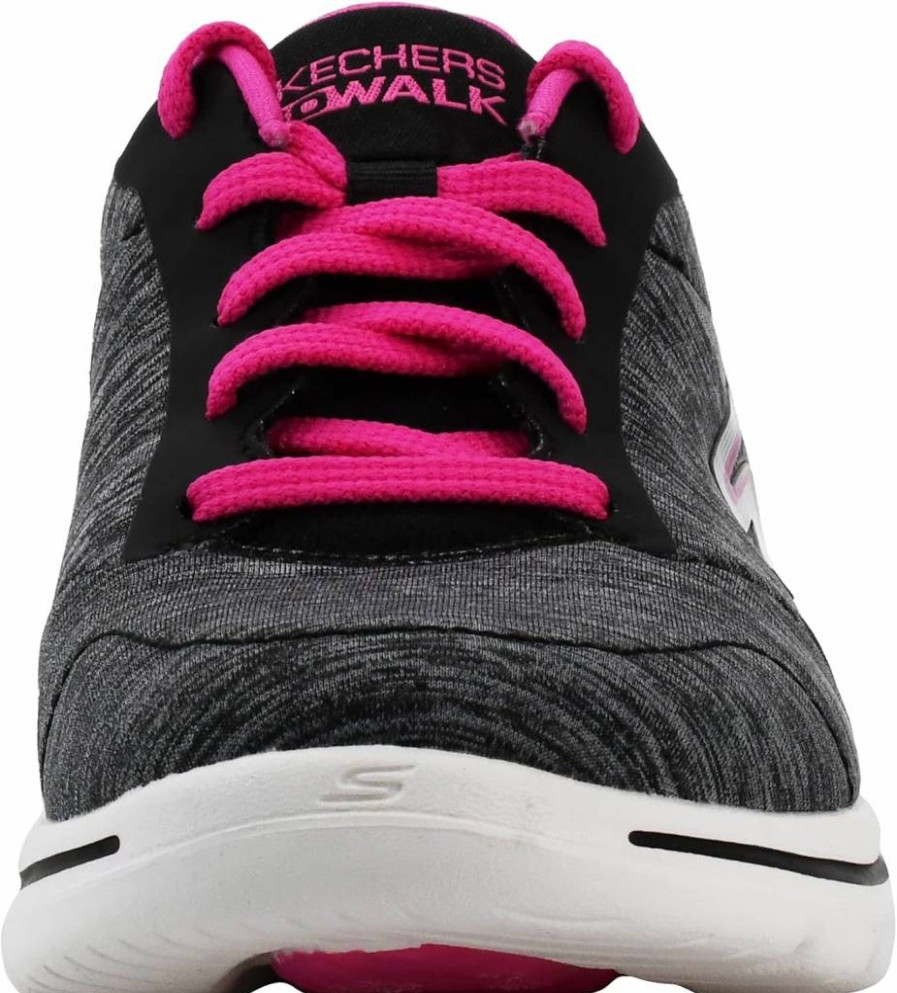 Skechers Women's Go Walk 5 True Sneaker - Lightweight Walking Shoes for Women - Comfortable Slip-On Design