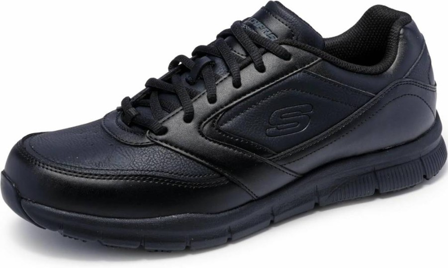 Skechers Men's Nampa Slip-Resistant Work Shoes for Food Service and Hospitality