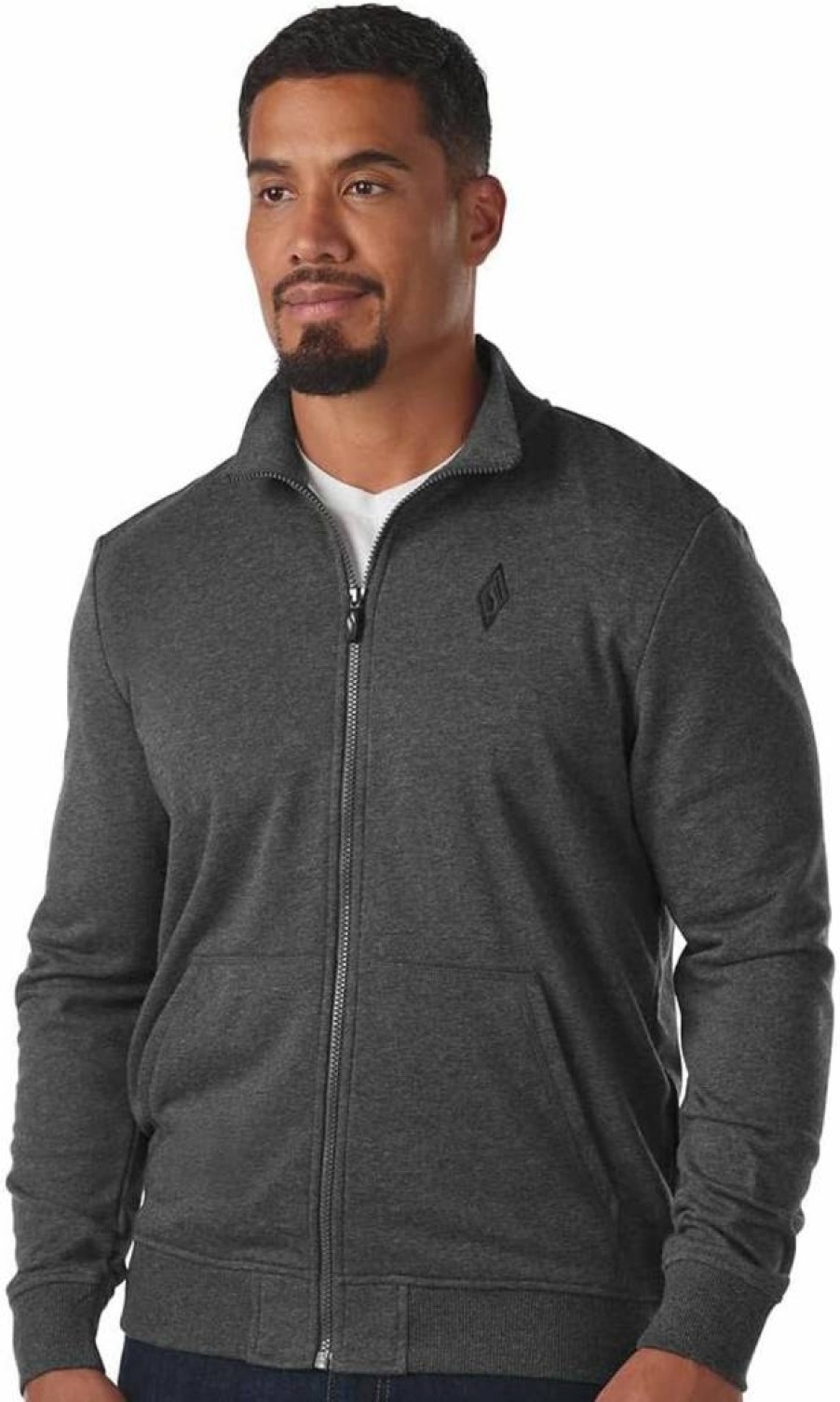Skechers Men's Go Walk Everywhere Full Zip Mock Neck Hoodie Jacket - Lightweight Comfortable Travel Hoodie