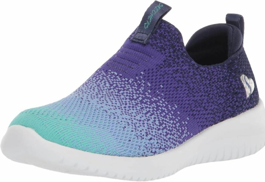 Skechers Girls' Ultra Flex Color Perfect Sneakers - Lightweight Comfortable Walking Shoes for Kids