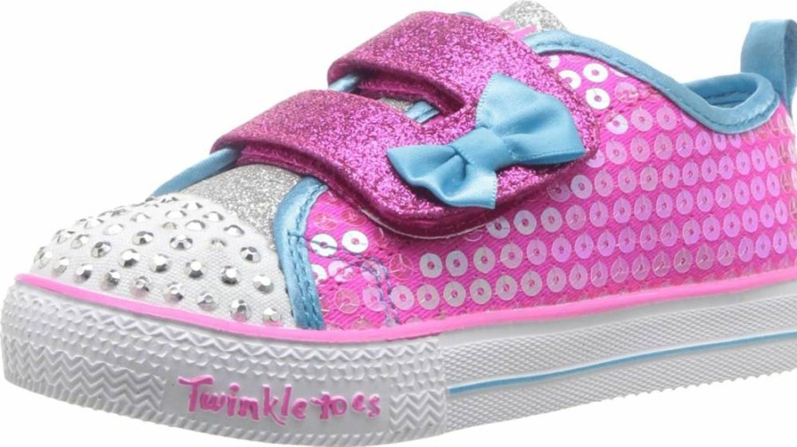 Skechers Kids' Mermaid Sneakers - Shuffle Lite-Mini Lightweight Comfortable Shoes for Girls