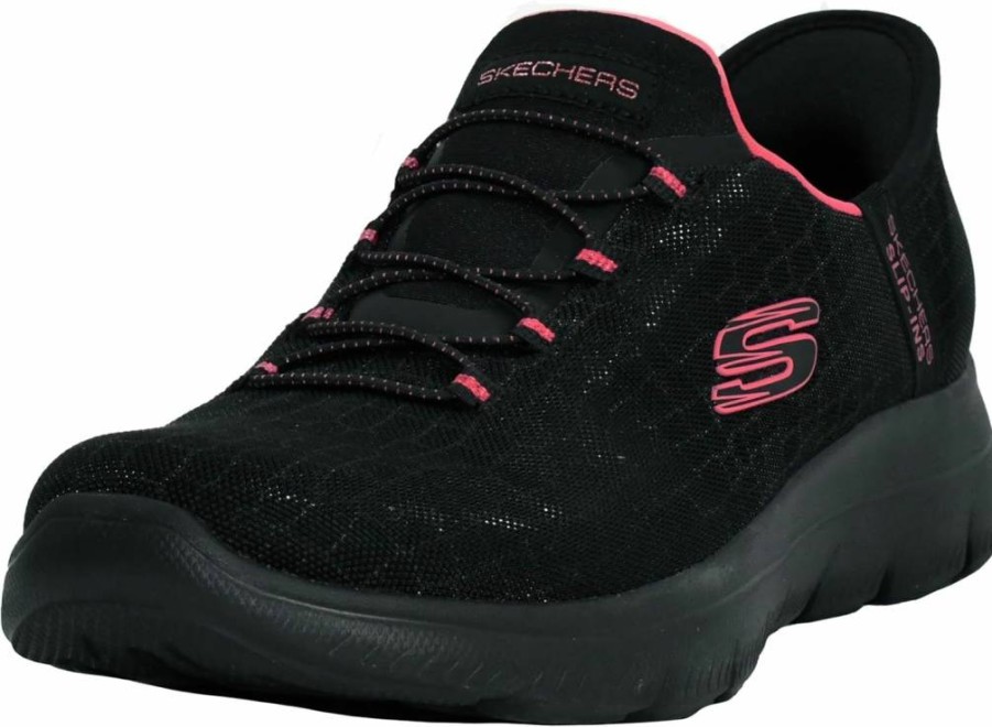 Skechers Women's Hands-Free Slip-Ins Summits Sneakers - Classy Night Comfort Walking Shoes