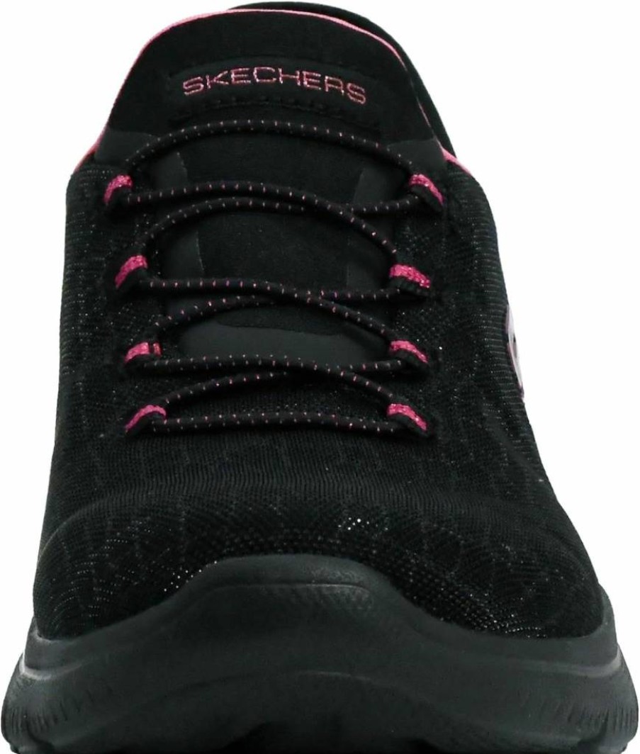 Skechers Women's Hands-Free Slip-Ins Summits Sneakers - Classy Night Comfort Walking Shoes