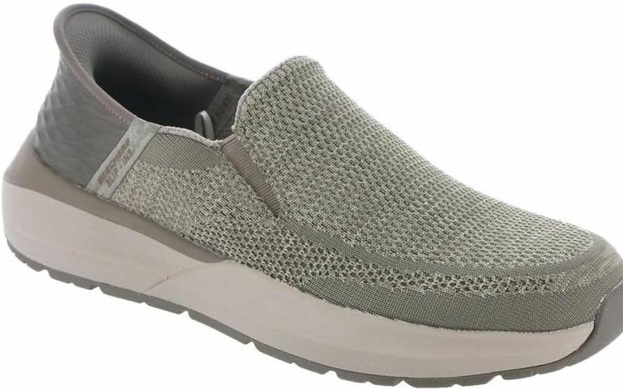 Skechers Men's Neville-Rovelo Slip-On Sneakers - Comfortable Casual Walking Shoes for Men