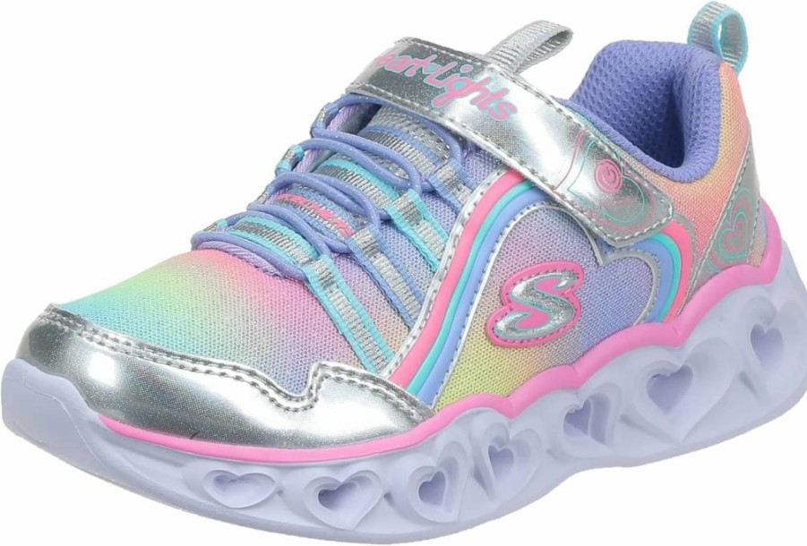 Skechers Kids' Twinkle Sparks Jumpin' Cloud Light-Up Sneakers for Boys and Girls