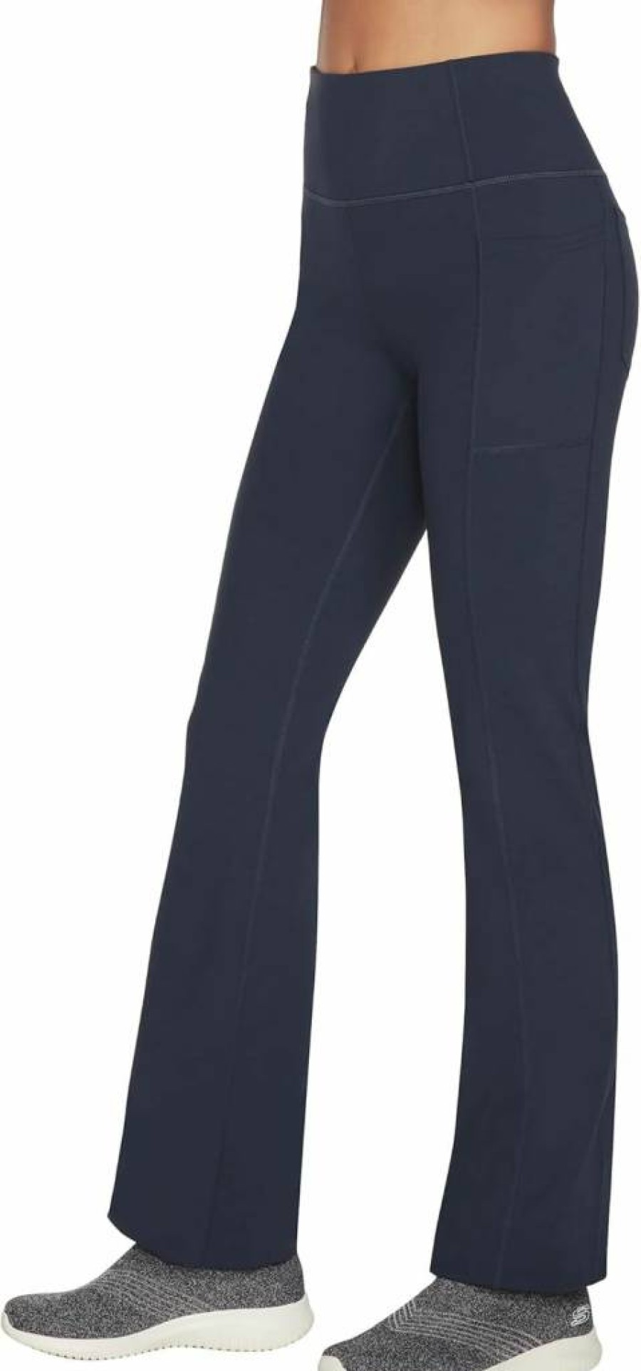 Skechers Women's Go Walk High Waisted Flare Pants - Comfortable & Stylish Evolution Fit