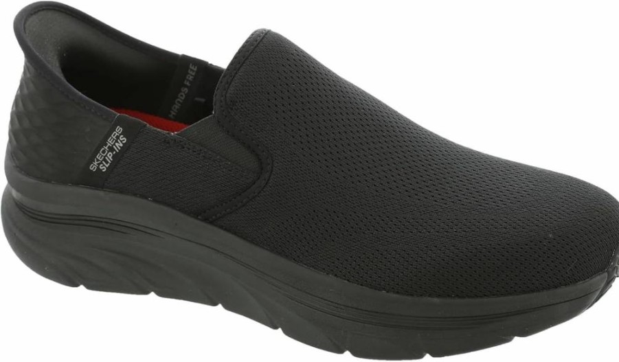 Skechers Men's Hands-Free Slip-On D'Lux Walker Sneakers - Comfortable Slip-In Walking Shoes for Men