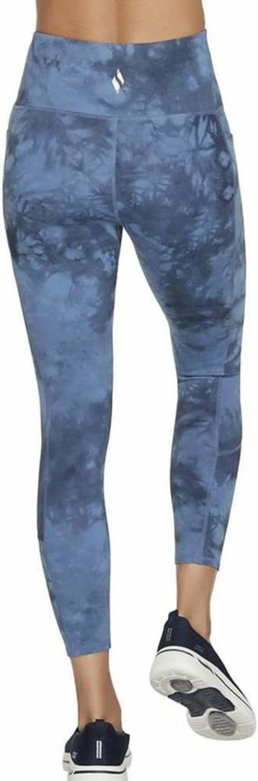 Skechers Women's Go Walk High Waisted 7/8 Leggings - Comfortable Athletic Workout Pants for Walking & Running
