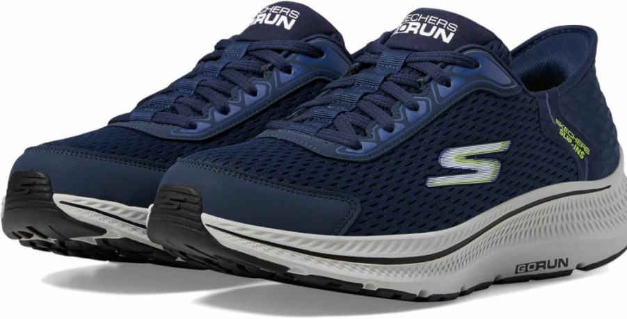Skechers Men's Slip-On Running Sneakers - Hands-Free Go Run Consistent 2.0 Lightweight Walking Shoes