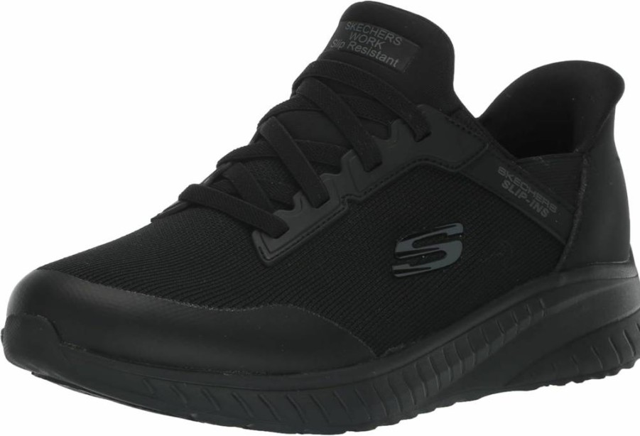 Skechers Women's Slip-On Squad Chaos SR Adelo Healthcare Work Shoes for Professionals