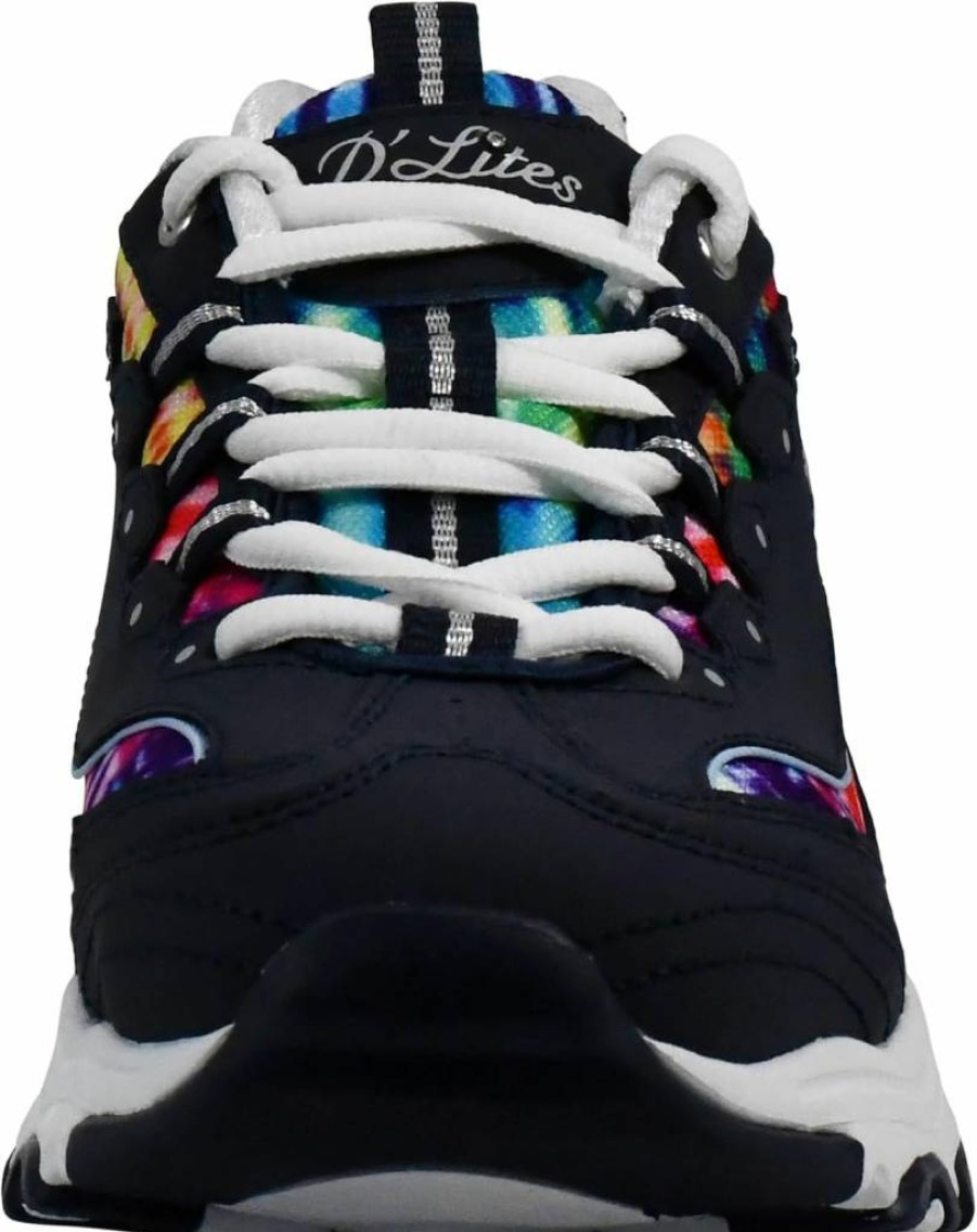 Skechers Women's D'Lites Summer Fiesta Sneaker - Lightweight Comfortable Walking Shoes for Women