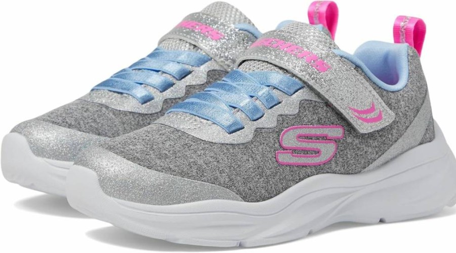 Skechers Girls' Power Jams Sneakers - Lightweight Comfortable Casual Shoes for Kids
