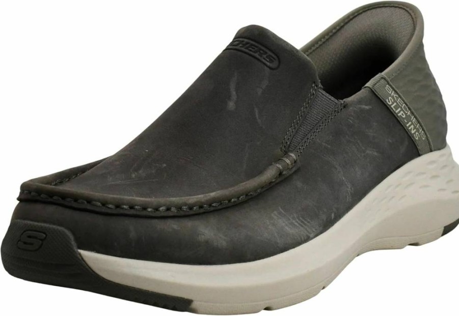 Skechers Men's Parson Oswin Slip-On Sneakers - Comfortable Casual Shoes for Everyday Wear