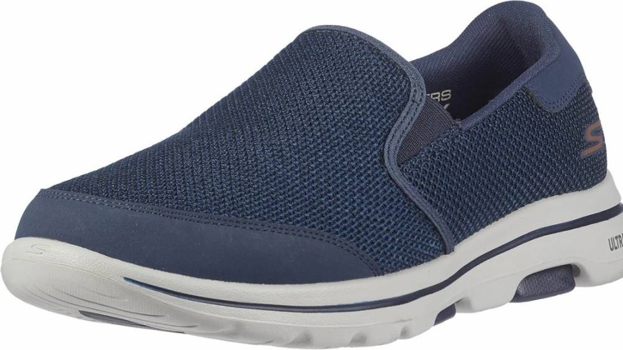 Skechers Men's Go Walk 5 Apprize Slip-On Walking Shoes - Lightweight Comfortable Sneakers for Men