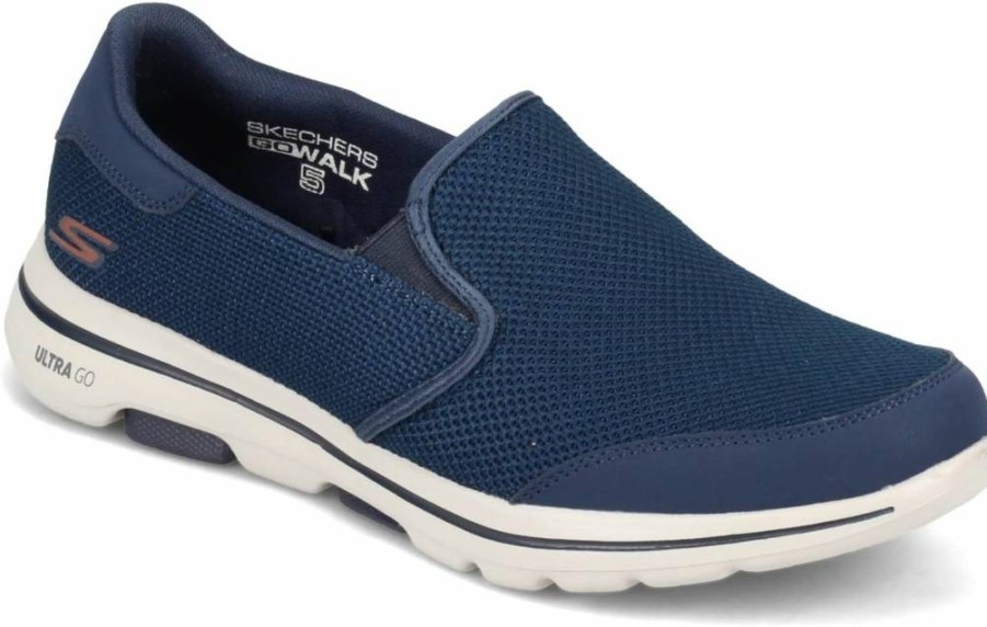 Skechers Men's Go Walk 5 Apprize Slip-On Walking Shoes - Lightweight Comfortable Sneakers for Men