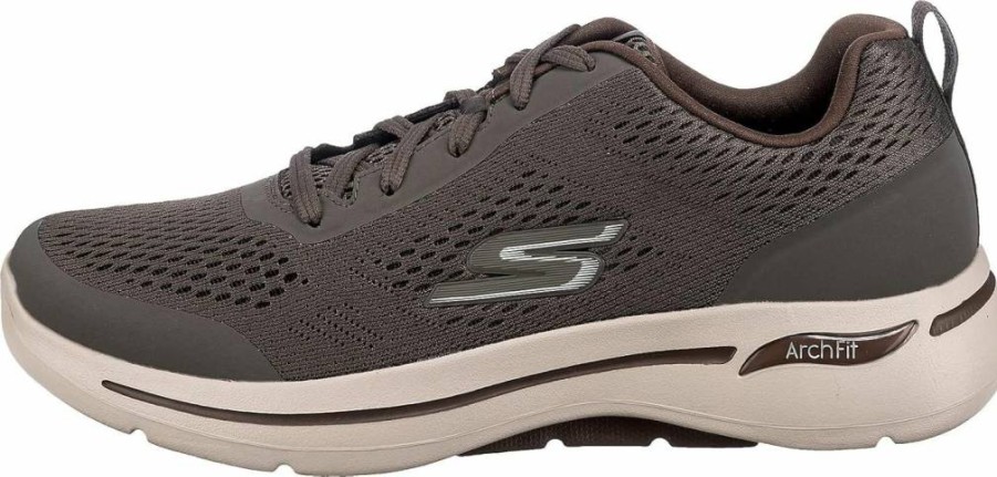 Skechers Men's Go Walk Arch Fit Idyllic Sneaker - Lightweight Walking Shoes with Arch Support for Comfort