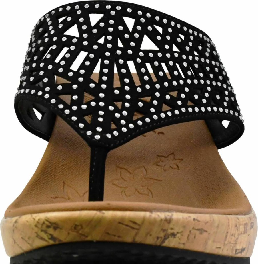 Skechers Women's Beverlee Summer Wedge Sandal - Comfortable Casual Slip-On Beach Shoes
