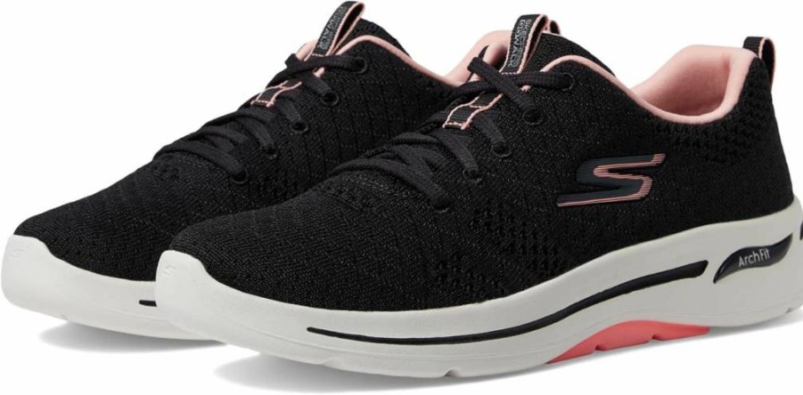 Skechers Women's Go Walk Arch Fit Unify Sneaker - Lightweight Walking Shoes for Women with Arch Support - Comfortable Slip-On Design