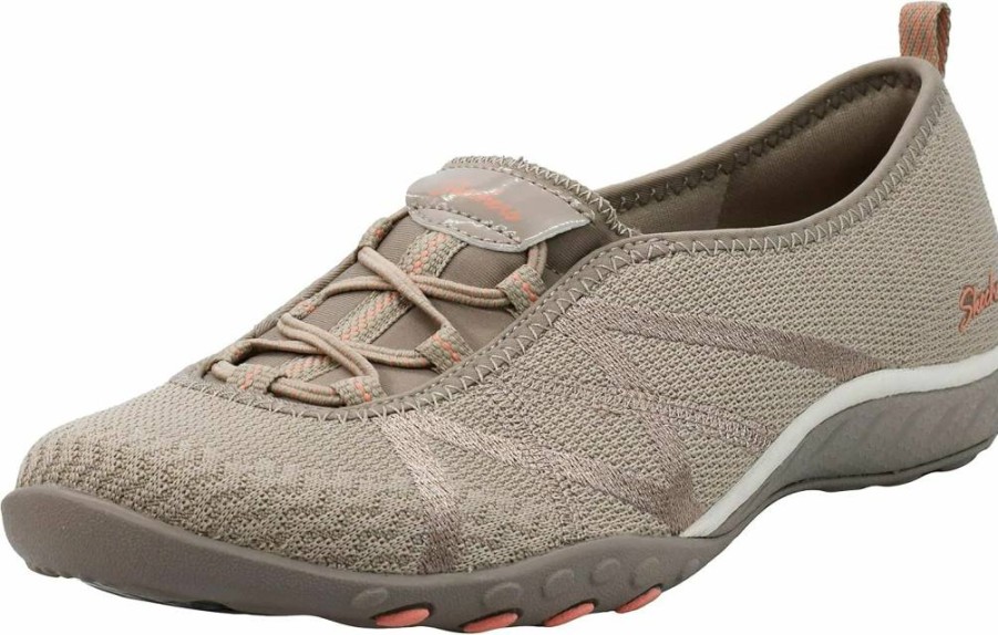 Skechers Women's Breathe Easy Mary Jane Flat Shoes - Comfortable Slip-On Casual Loafers